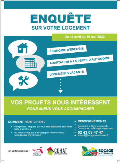 Enquête sur l'amélioration de l'habitat